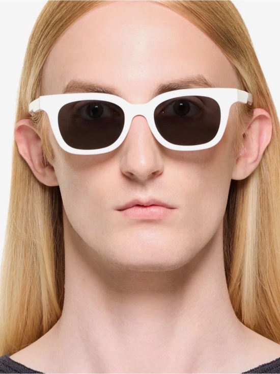 Strata Rider White Acetate Sunglasses | Polarized | Unisex | Like New main image 9